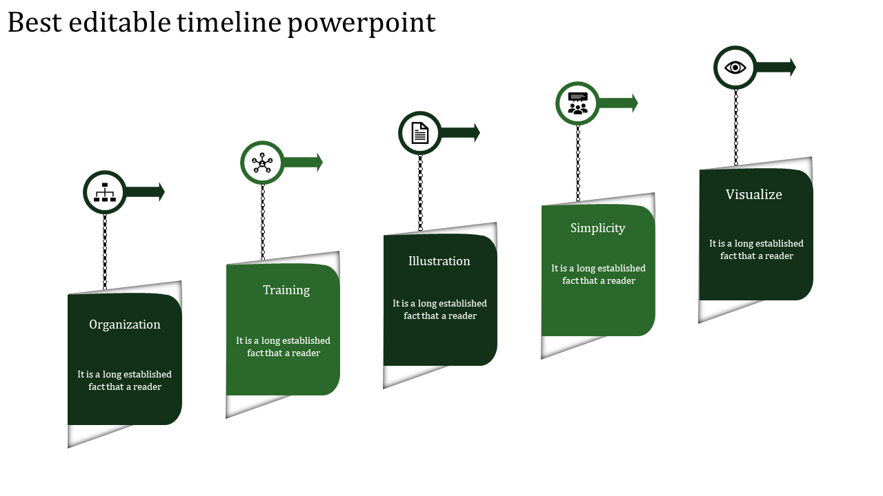 Get Simple and Editable Timeline PowerPoint Presentation